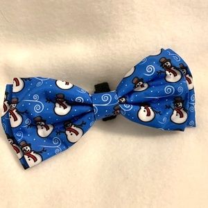 Dog Snowman Bow Tie